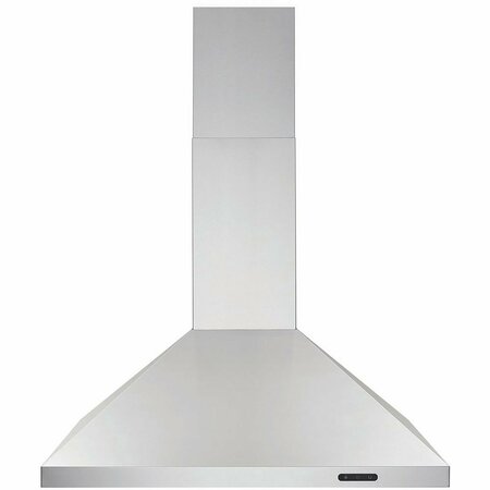 ALMO Elite 24-Inch Pyramidal Chimney Range Hood with Electronic Control and LED Lighting EW4824SS
